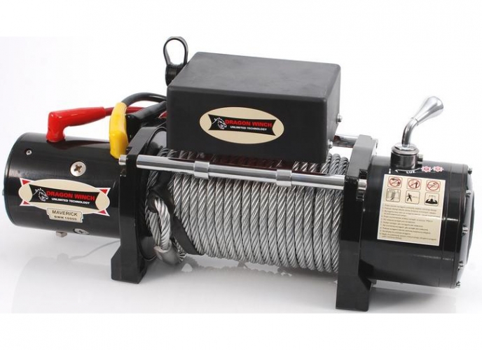 Лебедка электрическая 12V Dragon Winch (Польша) 10000lbs / 4532 кг
