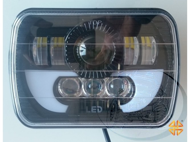 Фара светодиодная LBS60-7 (комплект 2 шт) 90w