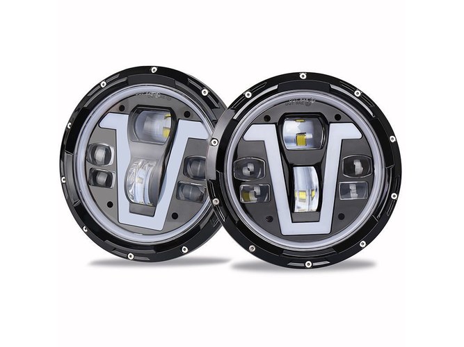 Фара светодиодная универсальная 7" (комплект 2 шт) HS-V1850 50w