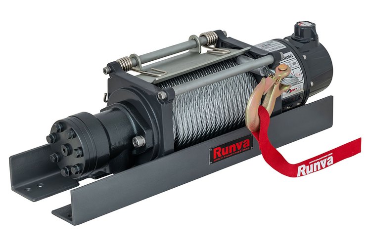 Лебёдка гидравлическая двухскоростная Runva 13000 lbs 5896 кг