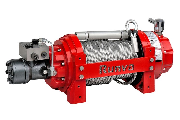 Лебёдка гидравлическая Runva 15000 lbs 6800 кг HWV15000
