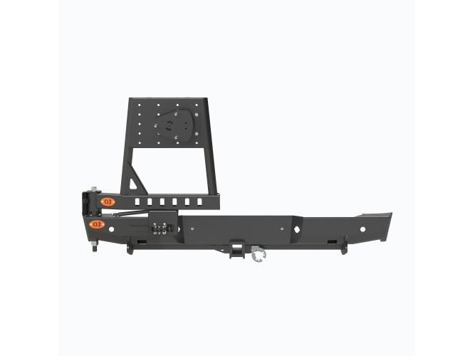 Задний силовой бампер с универсальной калиткой на Sollers ST6 OJ 03.250.02