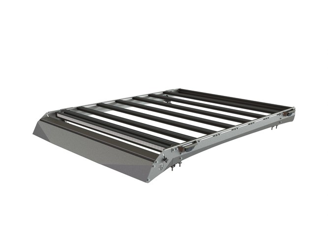 Багажник экспедиционный STC Toyota Tundra Crew Max 2006-2021 ШТОРКА дальний, рабочий свет