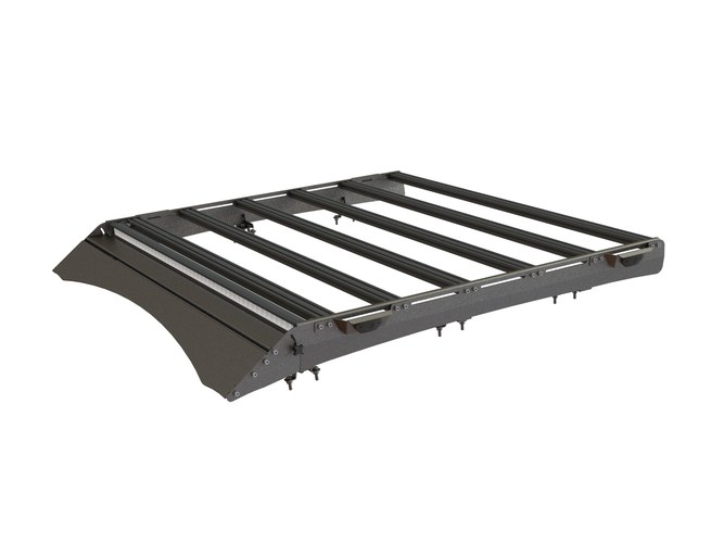 Багажник экспедиционный STC Toyota Tundra Double Cab 2006-2021 ШТОРКА дальний, рабочий свет