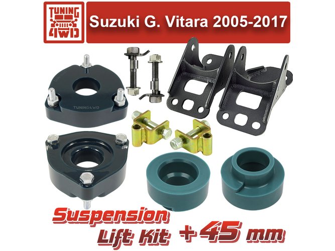 Комплект проставок подвески Suzuki Grand Vitara 2 45 мм Escudo
