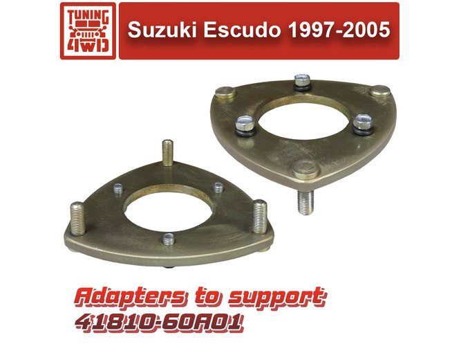 Переходники опор стоек Suzuki TD02 55 мм на опоры 41810-60A01 Escudo