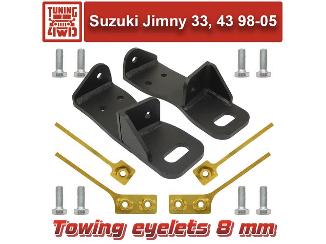 Буксировочные проушины передние Suzuki Jimny JB33, 43 1998-2005
