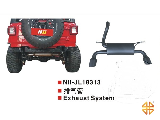 Выхлопная система JEEP WRANGLER JL 4/2DOORS 2018-