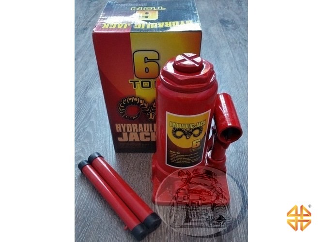 Домкрат бутылочный HYDRAULIC JACK грузоподъемность 6 тонн