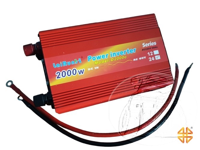 Инвертор LaiRun 24V-220V 2000W