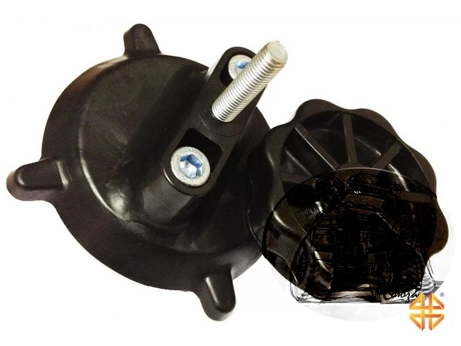 Крепление для канистры ЧЕРНОЕ (пластик), 1/36