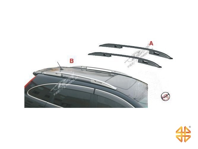Рейлинги продольные HONDA CR-V (2007-2011) Черные