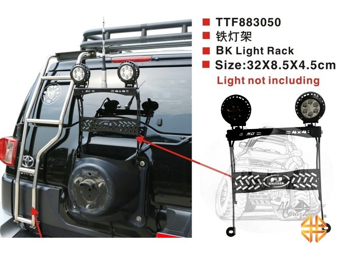 Стойка для крепления противотуманных фар на запаску TOYOTA FJ CRUISER (БЕЗ ФАР)