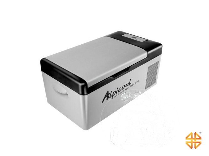 Автохолодильник компрессорный Alpicool 15л 12V/24V220V (2 положения открывания крышки, ручка магнит
