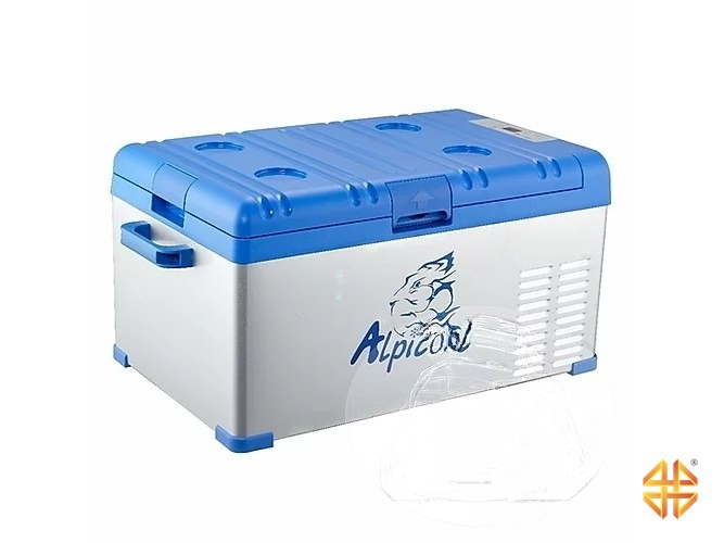 Автохолодильник компрессорный Alpicool 25л 12V/24V220V (2 положения открывания крышки, ручка защелка
