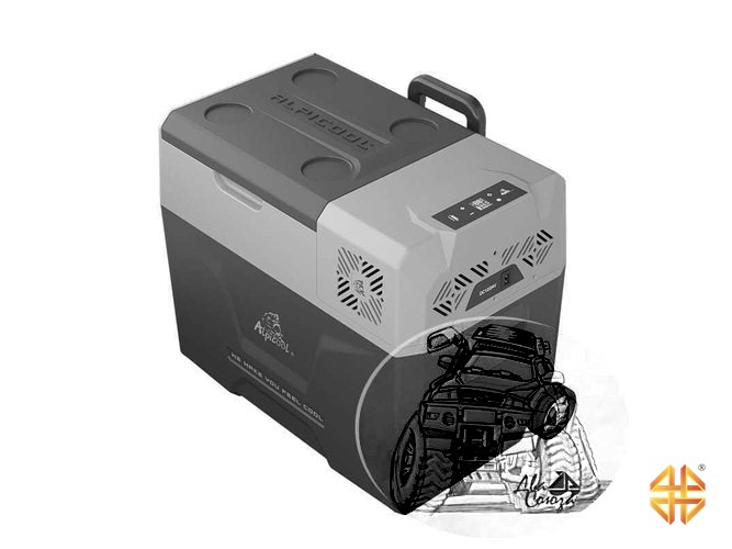 Автохолодильник компрессорный Alpicool 30л 12V/24V220V (колеса и телескопическая ручка)
