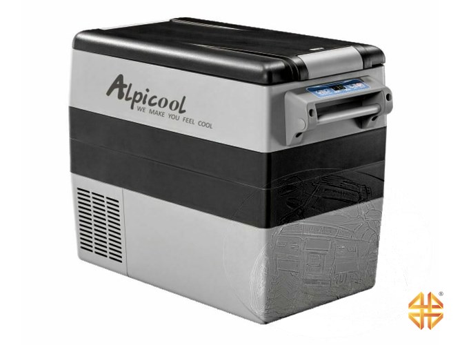 Автохолодильник компрессорный Alpicool 55л 12V/24V220V (двухкамерный)