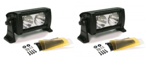 Фара Wurton светодиодная Dual 5 дальний свет 2 шт. х 2 LED с фильтром | Podgotoffka.Ru