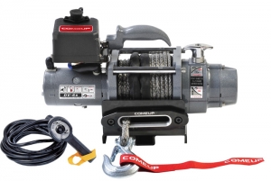 Лебедка электрическая ComeUP Winch DV-6000s Carry On с кевларовым тросом и переносной площадкой | Podgotoffka.Ru