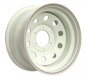 Диск колёсный крашеный белый Toyota 6x139,7 6x8R16 -19 d110