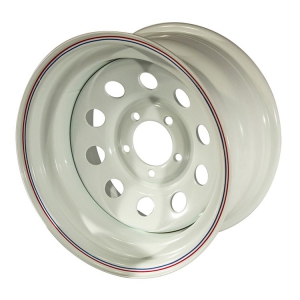 Диск колёсный крашеный белый УАЗ 5x10R15 (круглые отв.) | Podgotoffka.Ru