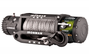 Лебедка электрическая Monster Winch 12000lbs 12V с синтетическим тросом
