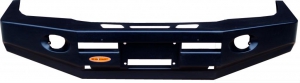 Бампер силовой передний Mitsubishi Pajero Sport 1996 с ПТФ и площадкой под лебедку | Podgotoffka.Ru