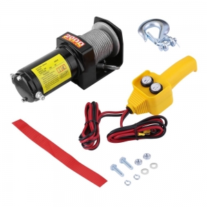 Лебедка электрическая 12V ATV Electric Winch 2000lbs / 907 кг