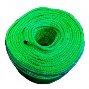 Трос для лебедки синтетический 10 мм*100 метров (зеленый) 5731