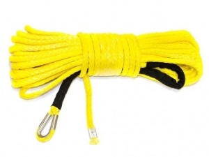 Трос для лебедки синтетический 10 мм*18 метров (желтый) 5454