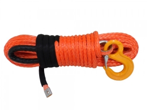 Трос для лебедки синтетический 10 мм*18 метров (оранжевый) 5453