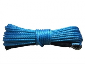 Трос для лебедки синтетический 10мм*28 метров (синий) 4712 | Podgotoffka.Ru