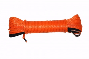 Трос для лебедки синтетический 12мм*25 метров (оранжевый) 3575 | Podgotoffka.Ru