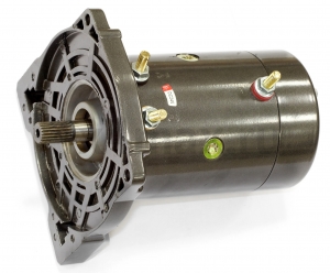Мотор для лебедки 12V 9500-12000 lbs с тормозом (в комплекте со станиной) 3036 | Podgotoffka.Ru