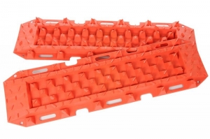 Сэнд-трак (Sand Track) Оранжевый усиленный (модель 2) до 10тонн, пластик, 110 см (комплект 2 шт.) | Podgotoffka.Ru