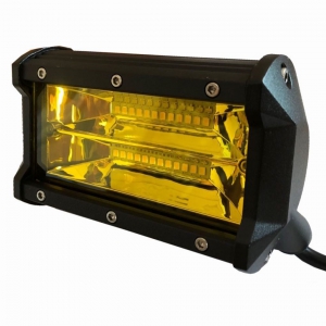 Фара светодиодная LBS865 72W (ближний свет) желтый (габаритные размеры 130*75*60мм) | Podgotoffka.Ru