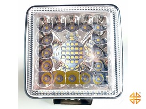 Фара светодиодная LBS510 38W квадратная (габаритные размеры 110*50*110мм) дальний свет | Podgotoffka.Ru
