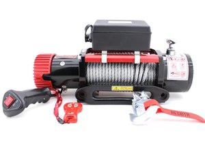Лебёдка электрическая redBTR серия "HUNTER" 12 (12v) с чугунным клюзом