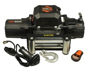 Лебедка автомобильная 4REVO TRX-9000 12V (стальной трос)