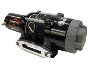 Лебедка для квадроцикла / снегохода 4REVO AX-2500S (Синтетический трос) | Podgotoffka.Ru