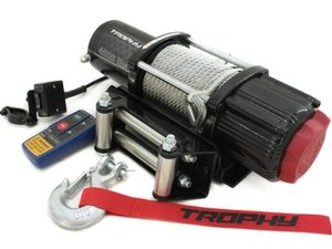 Лебедка электрическая квадроцикловая TR TROPHY 4,5 12v | Podgotoffka.Ru
