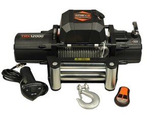 Лебедка автомобильная 4REVO TRX-12000 24V (стальной трос)