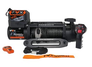 Лебедка автомобильная FOX WINCH 12000s 12V (синтетический трос)