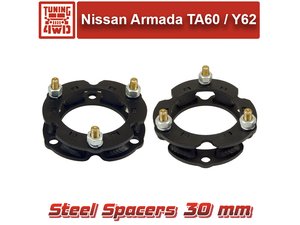 Проставки передних стоек Nissan TA60 30 мм Armada | Podgotoffka.Ru