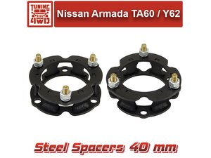 Проставки передних стоек Nissan TA60 40 мм Armada | Podgotoffka.Ru