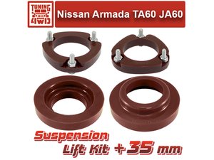 Лифт комплект подвески Nissan Armada TA60 Infiniti JA60 35 мм | Podgotoffka.Ru