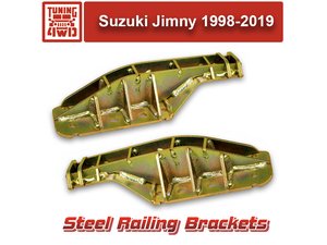 Кронштейны рейлингов передние Suzuki Jimny JB | Podgotoffka.Ru