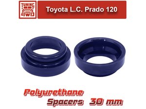 Проставки задних пружин Toyota J120 30 мм Land Cruiser Prado 120 | Podgotoffka.Ru