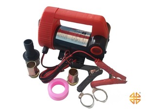 Насос для перекачки технических жидкостей (непогружной) 12V 220W 40л/мин КРАСНЫЙ, ЧУГУН