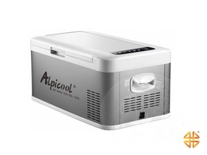 Автохолодильник компрессорный Alpicool 18л 12V/24V220V (двухкамерный, металл. корпус) | Podgotoffka.Ru
